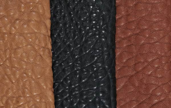 bubble washe lamb skin vegetable leather